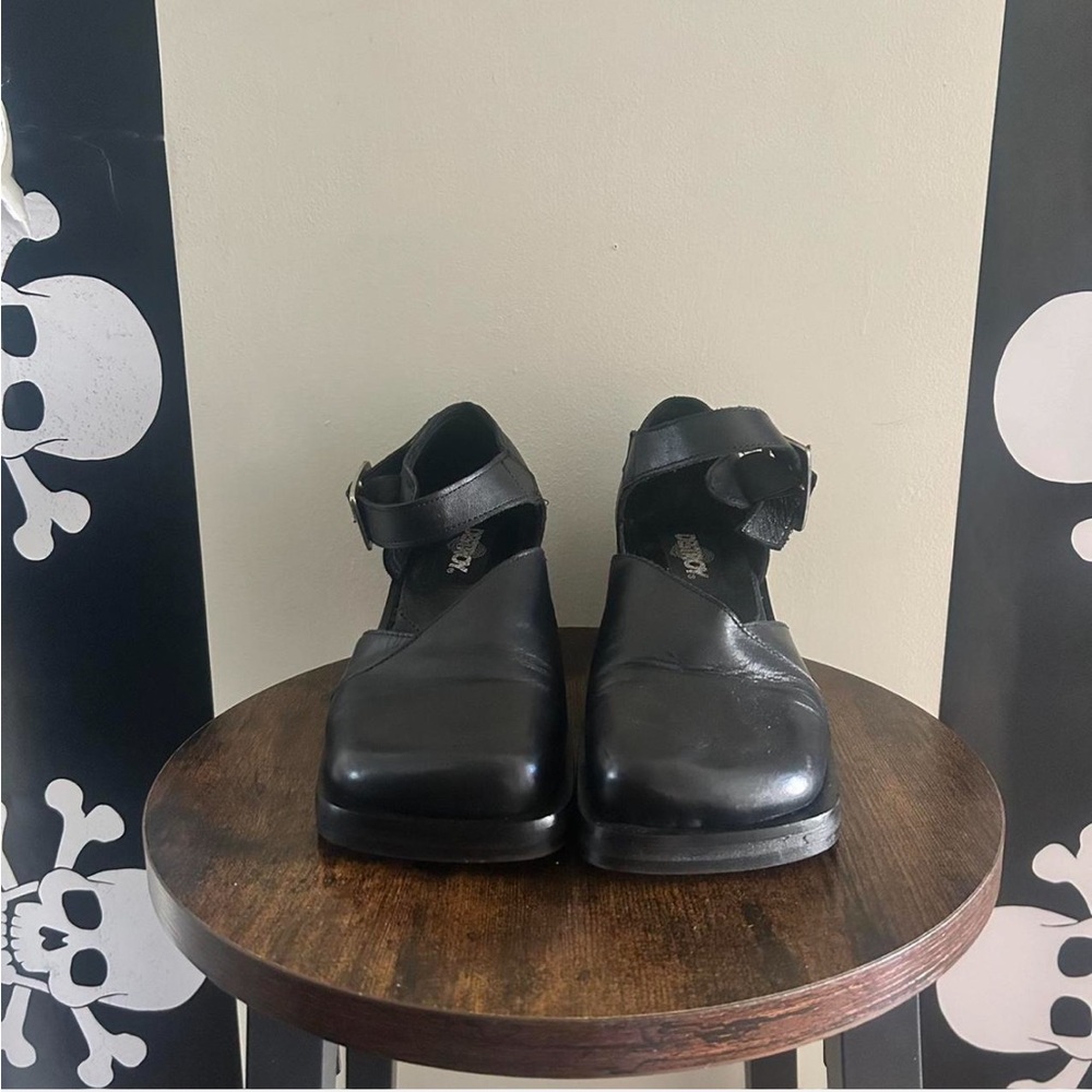 RARE Vintage Destroy Maryjane Square Toe Heels EU 36/37 fits 6.5-7
